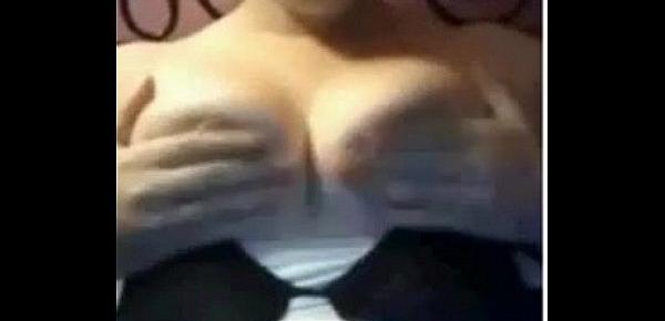  Chubby Girl Rubs Her Boobs And Pussy